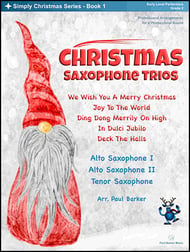 Christmas Saxophone Trios - Book 1 P.O.D. cover Thumbnail